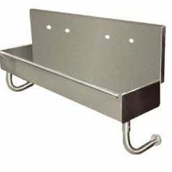 Hand Sinks Advance Tabco 19-18-23 Multi-Station Hand Sink With One Faucet Hole