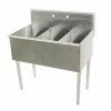 Three Compartment Sinks Advance Tabco 6-43-60 Three-Compartment Square Corner Kitchen Sink, 24" X 20" X 14" 2 Three Compartment Sinks Advance Tabco 6-43-60 Three-Compartment Square Corner Kitchen Sink, 24" X 20" X 14" -Krowne Shop Advance Tabco 6 43 60 Three Compartment Square Corner Kitchen Sink 24 quot x 20 quot x 14 quot 202737 large