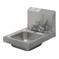 Hand Sinks Advance Tabco 7-PS-22 Space Saver Wall Mounted Hand Sink With Deck Mounted Faucet