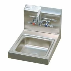 Hand Sinks Advance Tabco 7-PS-23 Space Saver Wall Mounted Hand Sink With Splash Mounted Faucet