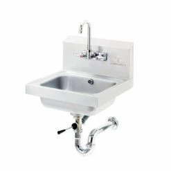 Hand Sinks Advance Tabco 7-PS-50 Wall Mounted Hand Sink With Splash Mounted Faucet