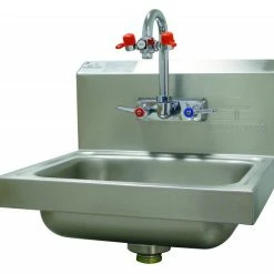 Hand Sinks Advance Tabco 7-PS-55 Wall Mounted Hand Sink With Eye Wash Attachment