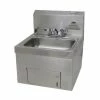 Hand Sinks Advance Tabco 7-PS-65 Wall Mounted Hand Sink With Undermount Towel Dispenser -Krowne Shop Advance Tabco 7 PS 65 Wall Mounted Hand Sink With Undermount Towel Dispenser 202112 large
