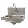 Hand Sinks Advance Tabco 7-PS-68 Wall Mounted Hand Sink With Splash Mount Faucet And Wrist Handles 1 Hand Sinks Advance Tabco 7-PS-68 Wall Mounted Hand Sink With Splash Mount Faucet And Wrist Handles -Krowne Shop Advance Tabco 7 PS 68 Wall Mounted Hand Sink with Splash Mount Faucet and Wrist Handles 202128 large