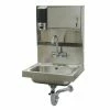 Hand Sinks Advance Tabco 7-PS-80 Wall Mounted Hand Sink With Soap And Towel Dispenser -Krowne Shop Advance Tabco 7 PS 80 Wall Mounted Hand Sink with Soap and Towel Dispenser 202114 large