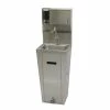 Hand Sinks Advance Tabco 7-PS-95 Hands Free Hand Sink With Pedestal Base, Soap And Paper Towel Dispenser -Krowne Shop Advance Tabco 7 PS 95 Hands Free Hand Sink with Pedestal Base Soap and Paper Towel Dispenser 202099 large