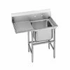 One Compartment Sinks Advance Tabco 9-41-24-36L One Compartment Sink With Left Drainboard, 66" -Krowne Shop Advance Tabco 9 41 24 36L One Compartment Sink with Left Drainboard 66 quot 202375 large