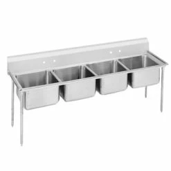 Four Compartment Sinks Advance Tabco 9-64-72 Regaline Four Compartment Sink, 89"