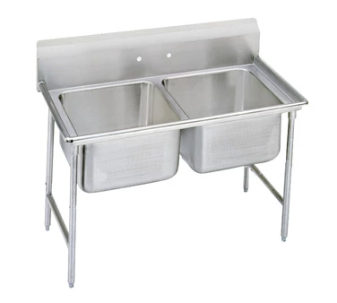 Two Compartment Sinks Advance Tabco 93-22-40 Regaline Two Compartment Sink, 52" 3 Two Compartment Sinks Advance Tabco 93-22-40 Regaline Two Compartment Sink, 52"