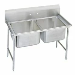 Two Compartment Sinks Advance Tabco 93-82-40 Regaline Two Compartment Sink, 52"