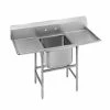 One Compartment Sinks Advance Tabco 94-61-18-36RL One Compartment Sink With Two Drainboards, 92" -Krowne Shop Advance Tabco 94 61 18 36RL One Compartment Sink with Two Drainboards 92 quot 202352 large
