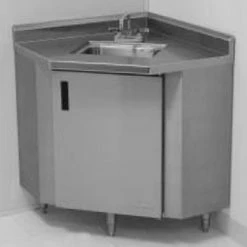 Sink Cabinets Advance Tabco SHK-2441 Corner Sink Cabinet, 16" X 20" X 12"