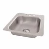 Drop In Sinks Advance Tabco SS-1-1715-7 One Compartment Drop-In Sink, 14" X 10" X 7-1/2" -Krowne Shop Advance Tabco SS 1 1715 7 One Compartment Drop In Sink 14 quot x 10 quot x 7 1 2 quot 202730 large