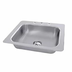 Drop In Sinks Advance Tabco SS-1-2321-10 One Compartment Drop-In Sink, 20" X 16" X 10"