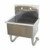 Hand Sinks Advance Tabco WSS-16-25 Wall Mounted Service Sink, 22" X 19-1/2" X 10" -Krowne Shop Advance Tabco WSS 16 25 Wall Mounted Service Sink 22 quot x 19 1 2 quot x 10 quot 202713 large