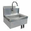 Omcan Food Machinery Hand Sinks Omcan (FMA) 37868 Hand Sink With Knee Valve Assembly -Krowne Shop Food Machinery of America HS KV Wall mount Hand Sink 40987 large
