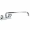 Krowne Metal Deck Mount Faucets Krowne 11-412L Swing Nozzle Low Lead Heavy Duty Faucet With 4" Centers -Krowne Shop Krowne 11 412L Swing Nozzle Low Lead Heavy Duty Faucet with 4 Centers 33085 large