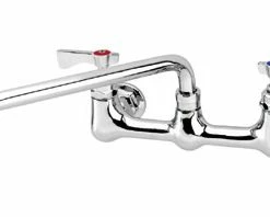 Krowne Metal Wall-Mount Faucets Krowne 14-808L Royal Series 8" Wall Mount Faucet With 8" Spout
