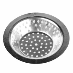 Sink Strainers Thunder Group SLSN335 Perforated Sink Strainer 3-1/2"